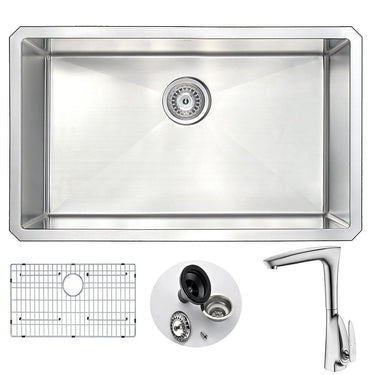 ANZZI VANGUARD Series KAZ3018-034B Kitchen Sink Kitchen Sink ANZZI